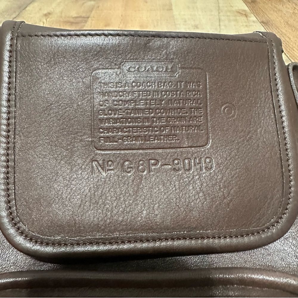 Coach Vintage Tango Mini Crossbody 9049 Brown Leather Turnlock - Picture 10 of 11